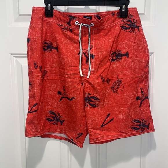 Johnnie-O Brisbane Malibu Red Swim Trunks board shorts Men’s M - Picture 6 of 12